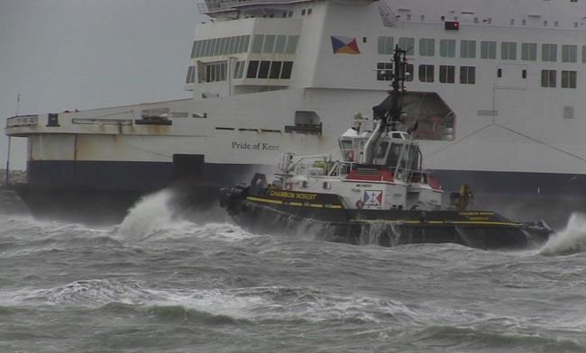Ferry runs aground in Channel in high winds, all are rescued | iNFOnews.ca