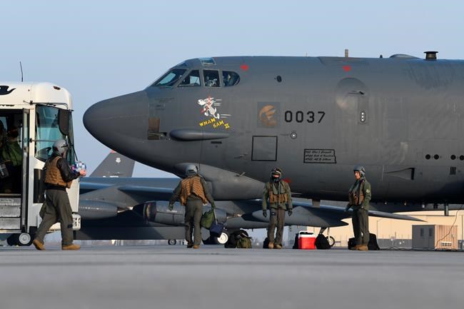 B-52s again fly over Mideast in US military warning to Iran | iNFOnews.ca