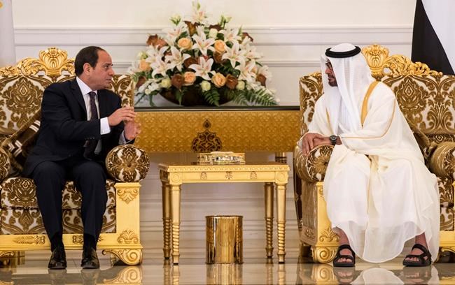 Egypt's president visits staunch ally United Arab Emirates | iNFOnews.ca
