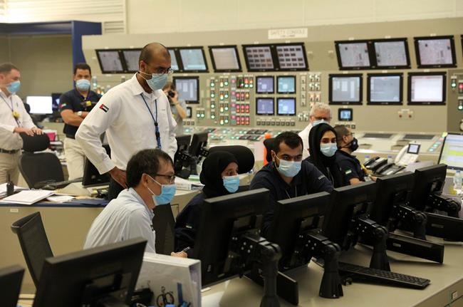 UAE connects its new nuclear power plant to electrical grid | iNFOnews.ca CP1095448190