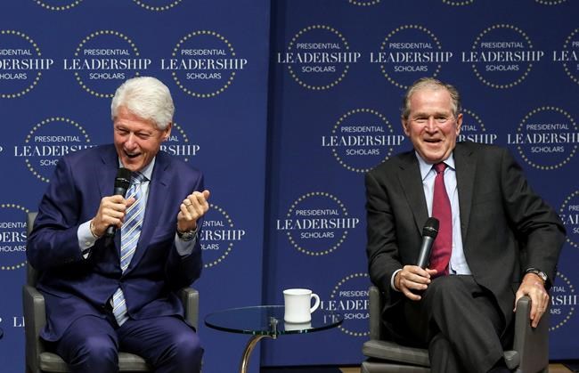 Immigration among topics Bush, Clinton mention to scholars | iNFOnews.ca CP2031903098