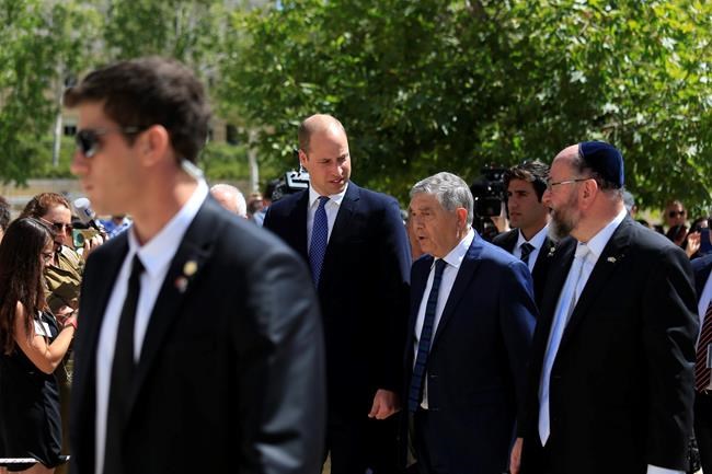 The Latest: Prince William hopes to learn more about Mideast | iNFOnews.ca