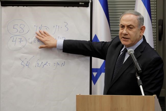 Netanyahu still short of majority after Israel's election | iNFOnews.ca