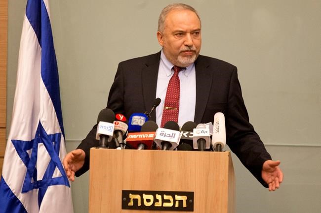 Israeli elections seem likely after Lieberman's resignation | iNFOnews.ca