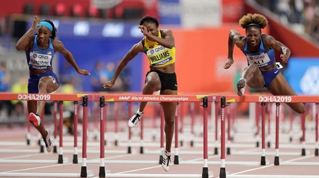 Mommy's medal: Mother of 2 closes worlds with hurdles title | iNFOnews.ca Mommy's medal: Mother of 2 closes worlds with hurdles title | iNFOnews.ca