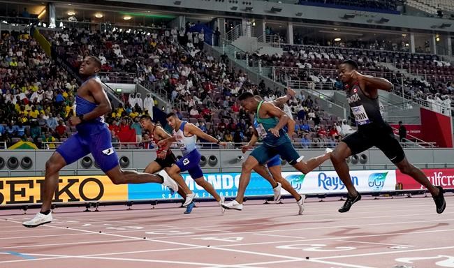 The Latest: Coleman wins gold in men's 100 after dodging ban | iNFOnews.ca