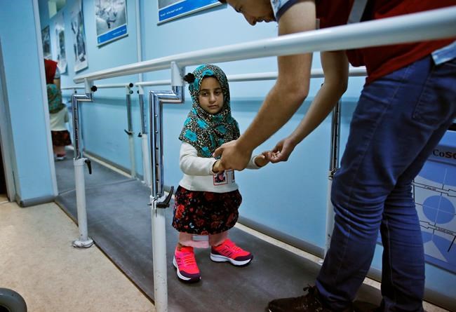 Syrian girl born without legs gets new prosthetics in Turkey | iNFOnews.ca