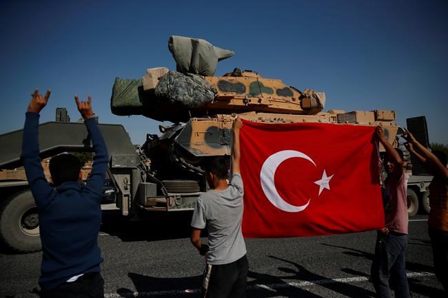 Turkish forces say they've captured key Syrian border town | iNFOnews.ca