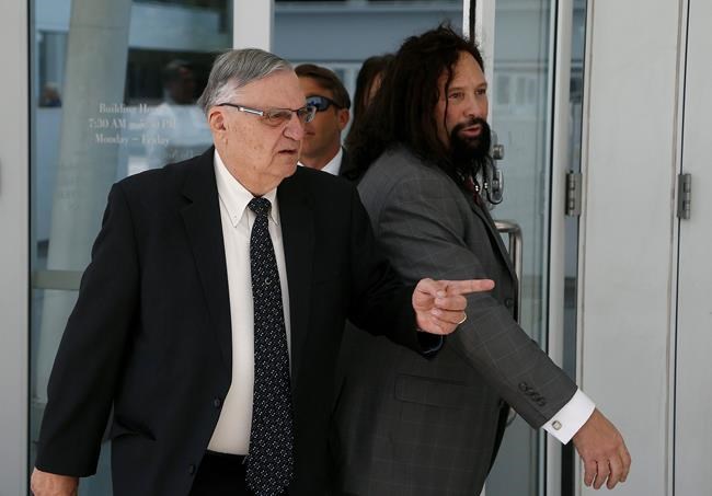 The Latest: 1st day of testimony over in Joe Arpaio's trial | iNFOnews.ca