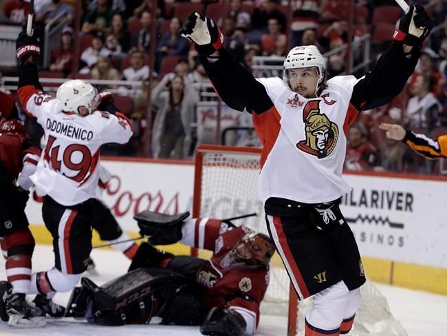 Karlsson's 2 goals lead Senators past Coyotes | iNFOnews.ca