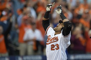 Cruz, Hardy hit HRs to back solid outing by bullpen as Orioles beat Tigers 12-3 in ALDS opener | iNFOnews.ca CP30139218