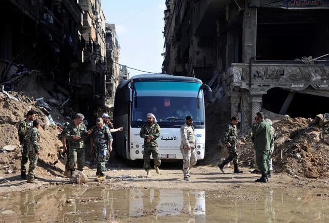 The Latest: Syrian rebels surrender north of Homs | iNFOnews.ca