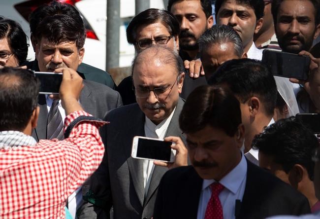 The Latest: Pakistan arrests ex-President Zardari | iNFOnews.ca The Latest: Pakistan arrests ex-President Zardari | iNFOnews.ca