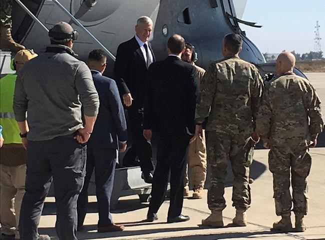 US Defence Secretary Mattis: US will stay in Iraq a while | iNFOnews.ca