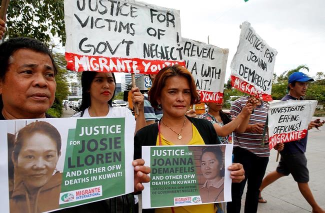 Suspect in killing of Filipina maid interrogated in Lebanon | iNFOnews.ca CP1989810459