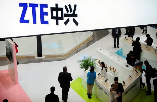 ZTE stock falls after US penalties over Iran, North Korea | iNFOnews.ca