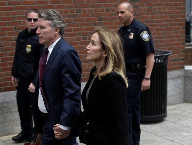 The Latest: Felicity Huffman pleads guilty in college scheme | iNFOnews.ca