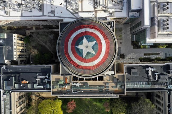 Cover-up: Students deck out dome with Captain America shield | iNFOnews.ca