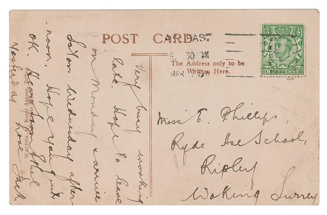 Postcard from Titanic's radio operator being sold at auction | iNFOnews.ca Postcard from Titanic's radio operator being sold at auction | iNFOnews.ca