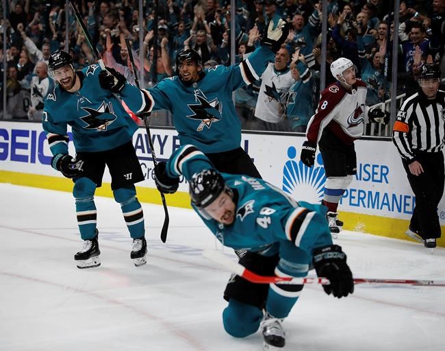 Hertl scores 2 to lead Sharks past Avalanche 2-1 in Game 5 | iNFOnews.ca