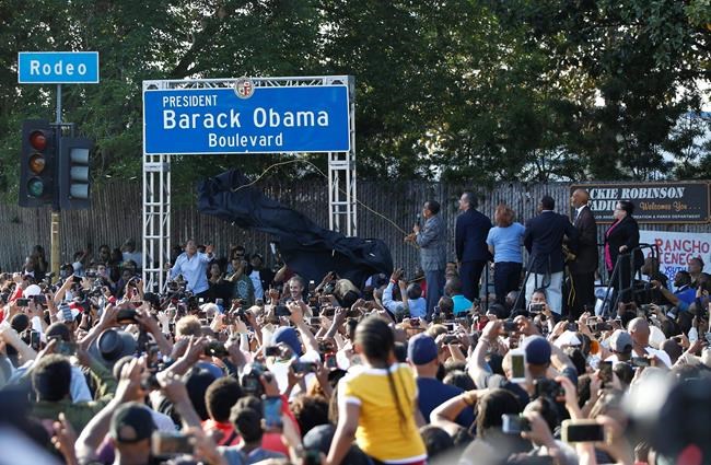 Stretch of road in Los Angeles renamed Obama Boulevard | iNFOnews.ca Stretch of road in Los Angeles renamed Obama Boulevard | iNFOnews.ca