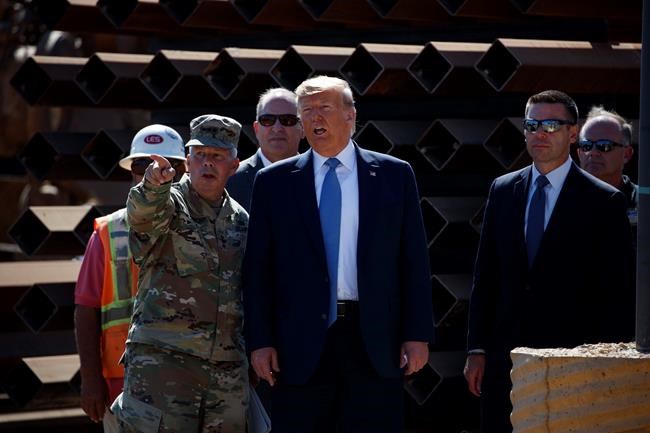 Trump calls new border wall a 'world-class security system' | iNFOnews.ca CP322828364