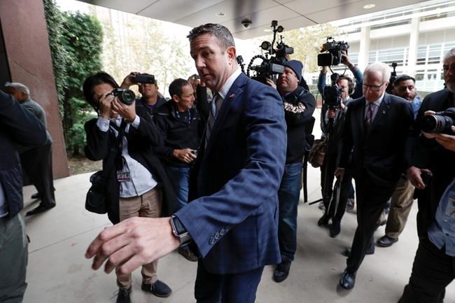 The Latest: California’s Hunter pleads guilty, faces 5 years | iNFOnews.ca CP1116657355