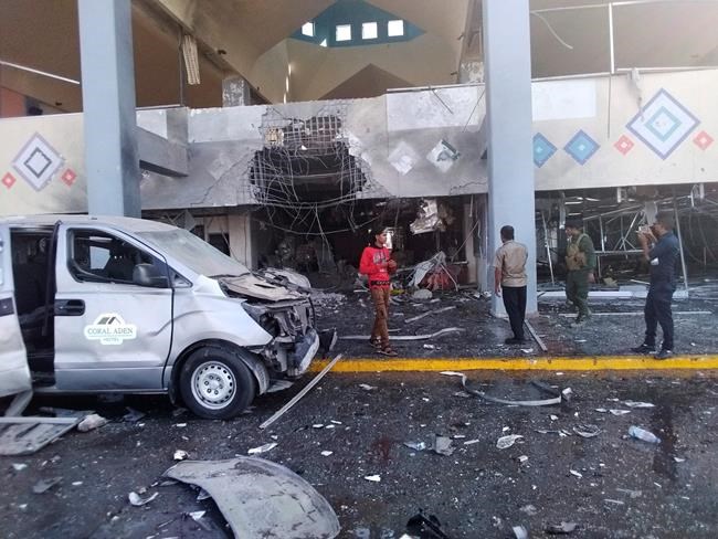 Yemeni officials: Blast at Aden airport kills 25, wounds 110 | iNFOnews.ca Yemeni officials: Blast at Aden airport kills 25, wounds 110 | iNFOnews.ca