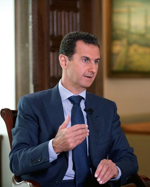 AP Exclusive: Assad blames US for collapse of Syria truce | iNFOnews.ca