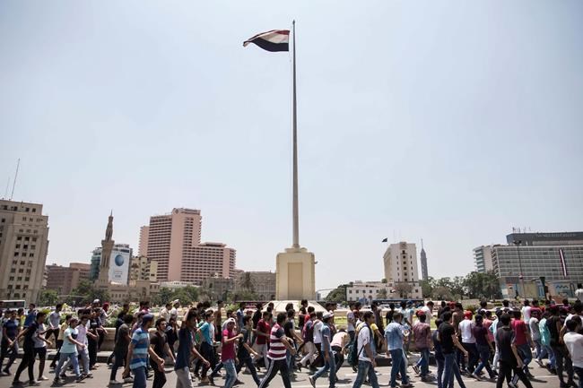 Egyptian students stage rare protest in Tahrir Square | iNFOnews.ca
