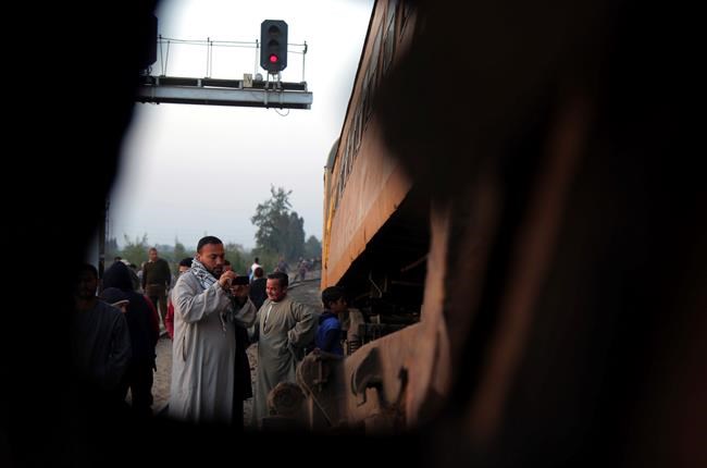 Trains collide north of Egyptian capital, 12 killed | iNFOnews.ca Trains collide north of Egyptian capital, 12 killed | iNFOnews.ca