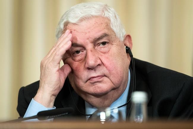 The Latest: Syrian FM describes Kurdish role as 'legitimate' | iNFOnews.ca