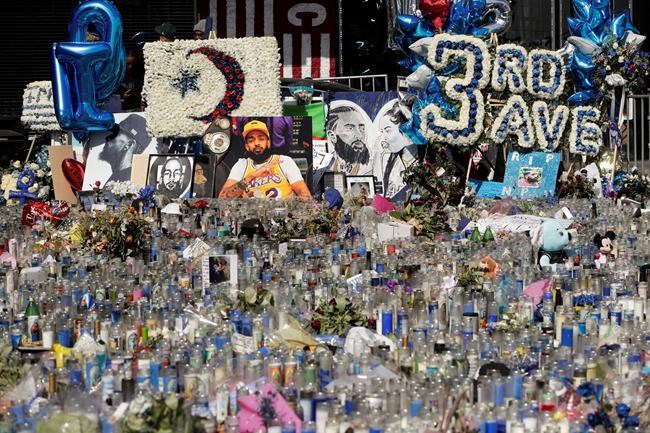 Nipsey Hussle becomes face of downtown LA on day of memorial | iNFOnews.ca