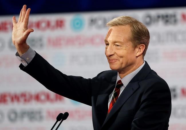 Steyer is 6th candidate to qualify for next week's debate | iNFOnews.ca