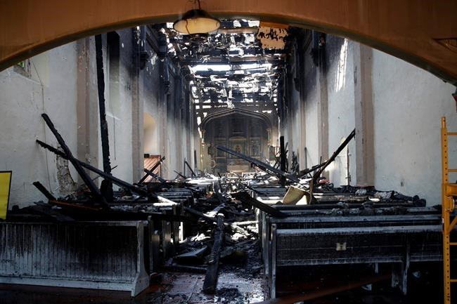Mass celebrated after fire damages centuries-old church | iNFOnews.ca Mass celebrated after fire damages centuries-old church | iNFOnews.ca