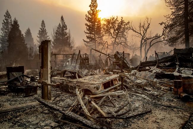 The Latest: Fire captain says wildfire destroys Calif. town | iNFOnews.ca The Latest: Fire captain says wildfire destroys Calif. town | iNFOnews.ca