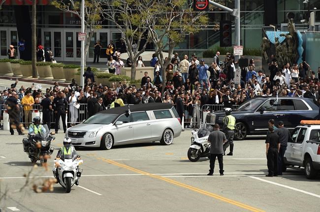 The Latest: Nipsey Hussle procession ends at funeral home | iNFOnews.ca The Latest: Nipsey Hussle procession ends at funeral home | iNFOnews.ca