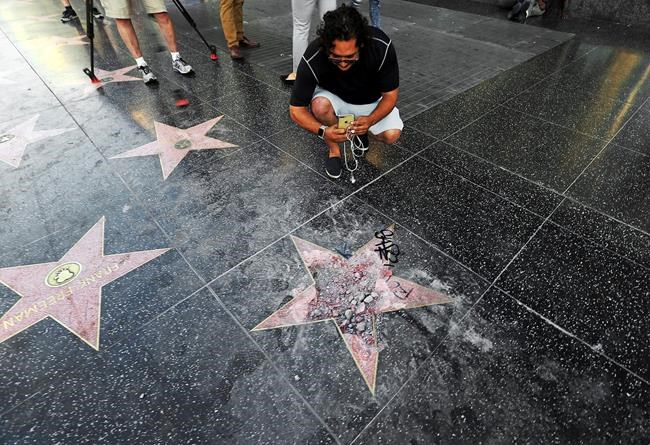 The Latest: Chamber leader weighs in on smashed Trump star | iNFOnews.ca The Latest: Chamber leader weighs in on smashed Trump star | iNFOnews.ca
