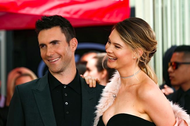 Adam Levine, Behati Prinsloo share baby photo | iNFOnews.ca