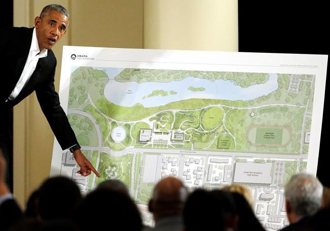 Chicago group sues to stop construction of Obama centre | iNFOnews.ca CP1984412074
