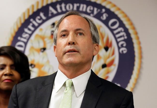 Texas attorney general's donors include conservative group | iNFOnews.ca Texas attorney general's donors include conservative group | iNFOnews.ca