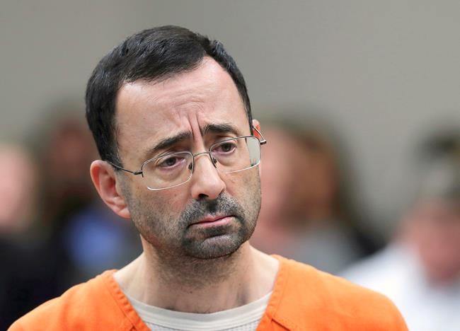 Nassar, trainer charged with sex assault; Karolyis cleared | iNFOnews.ca