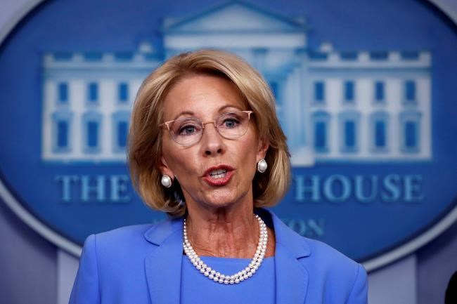 Teachers union sues DeVos, school district over special ed | iNFOnews.ca
