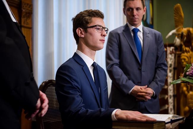 PC teen sworn in as youngest-ever member of Ontario's legislature | iNFOnews.ca