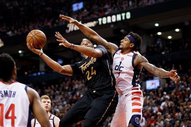 Powell has the hot hand as Raps tie franchise scoring record in thumping Wizards | iNFOnews.ca