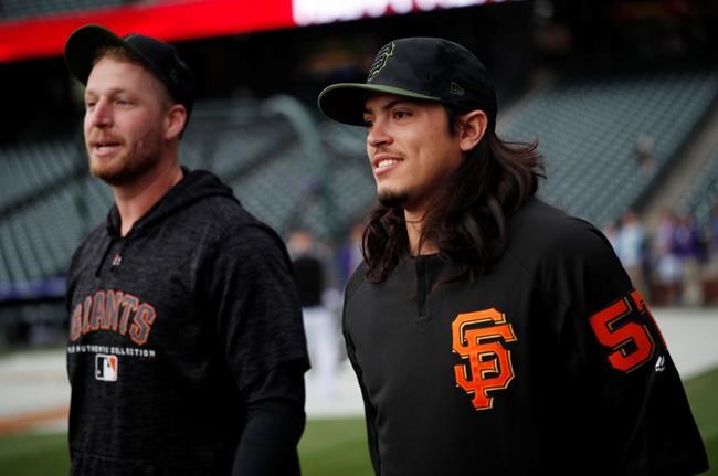 Giants call up Dereck Rodriguez, son of Hall of Fame catcher | iNFOnews.ca Giants call up Dereck Rodriguez, son of Hall of Fame catcher | iNFOnews.ca