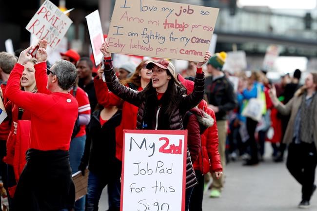 The Latest: Denver teachers compromise on bonus pay | iNFOnews.ca The Latest: Denver teachers compromise on bonus pay | iNFOnews.ca