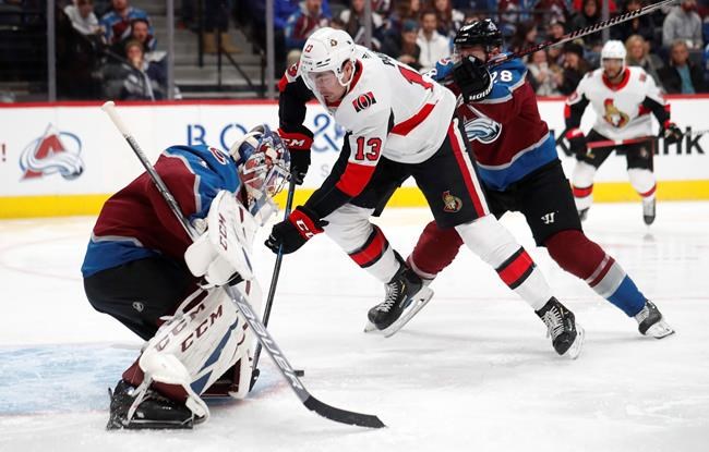 Rantanen, Grubauer lead Avalanche to 3-0 win over Senators | iNFOnews.ca