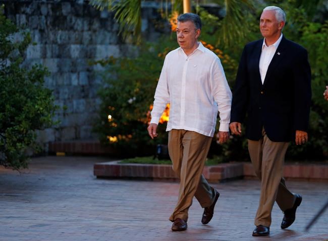 The Latest: In Colombia, Pence strikes balance on Venezuela | iNFOnews.ca