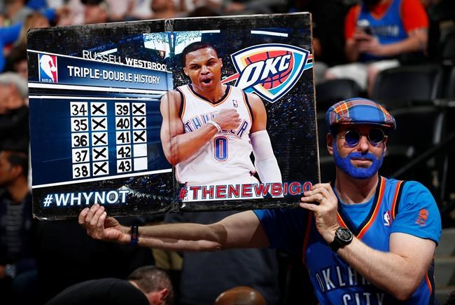 Westbrook breaks Robertson's record for triple-doubles | iNFOnews.ca Westbrook breaks Robertson's record for triple-doubles | iNFOnews.ca